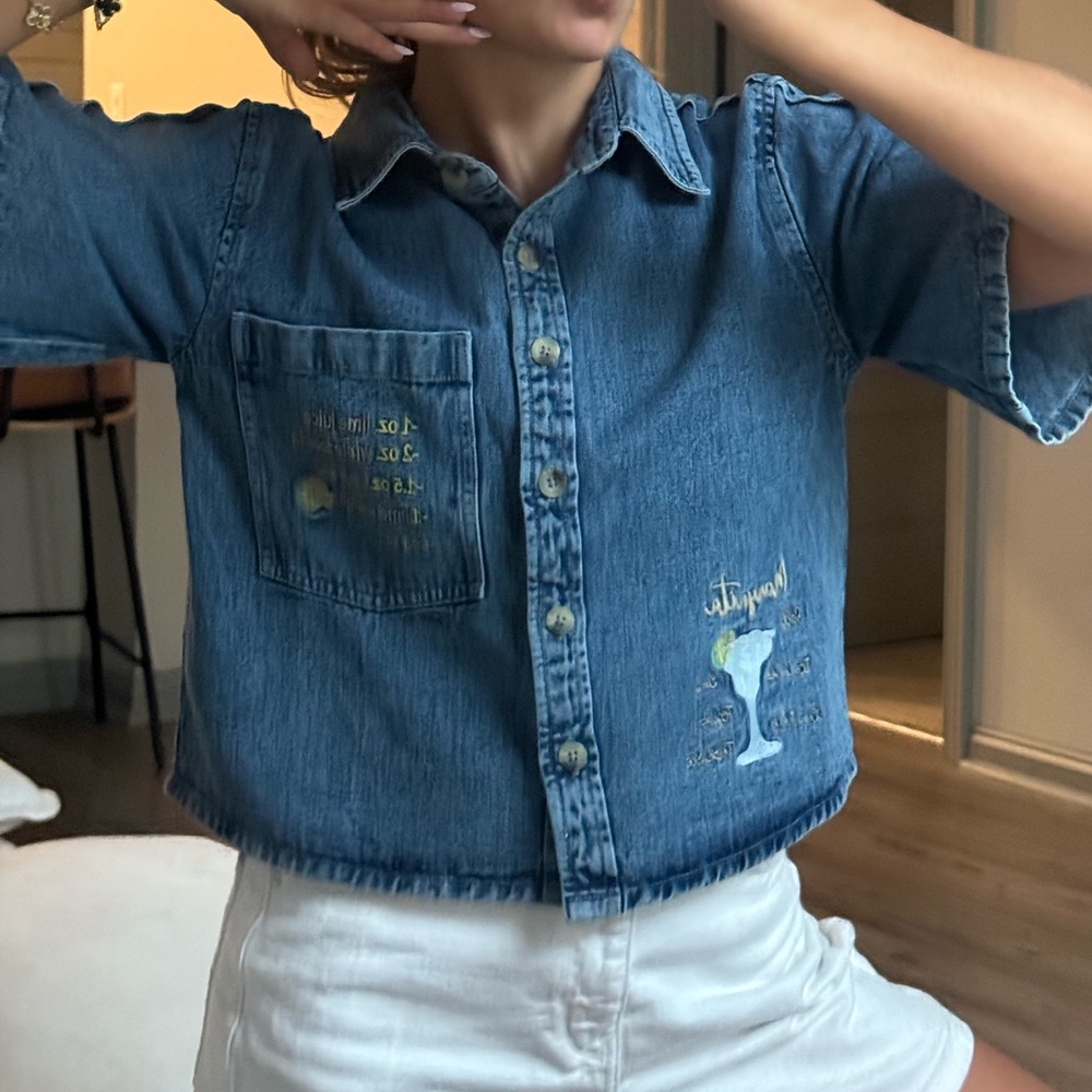 Blue Denim Margarita Shirt